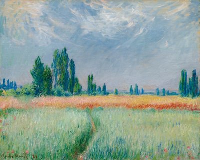 麦田 作者 Claude Monet