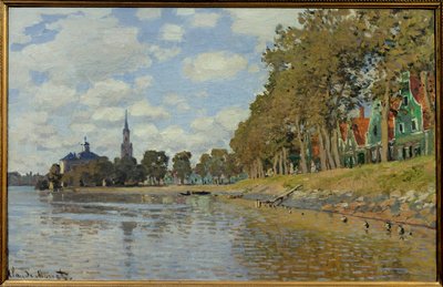 赞丹。 1871.（0.48 x 0.73 厘米）荷兰风景。 克劳德·莫奈（Claude Monet，1840-1926 年）的布面油画。 奥赛博物馆。 作者 克劳德·莫奈
