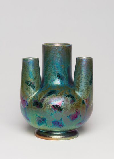 花瓶，约1900年（釉面陶器） 作者 克莱门特·马西耶（Clement Massier）