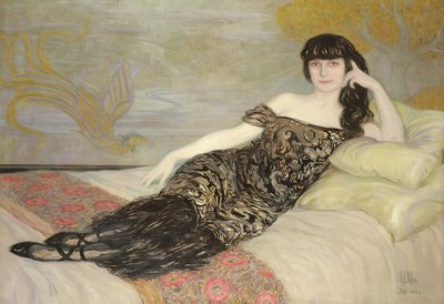 Anna de Noailles（1876-1933），1914年 作者 Clementine Helene Dufau