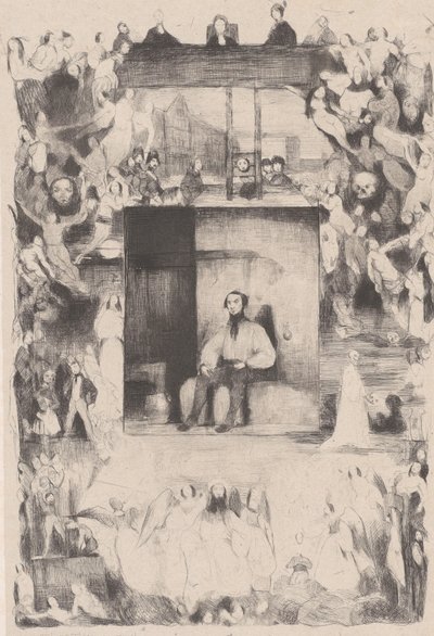 一个被判刑者的最后一天》，1833年。 作者 塞莱斯廷·南特伊
