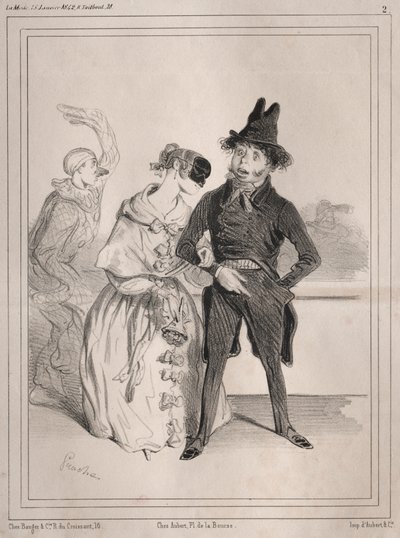 Pochades de carnaval：太神奇了！她说我是 Philibert Désormeaux，还说我看起来像个白痴！ .... 她到底从哪儿听来的？ 作者 克莱门特·普鲁什（ClémentePruche）