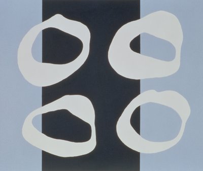Blue Ground IV，1998（丙烯画布） 作者 科林·布斯