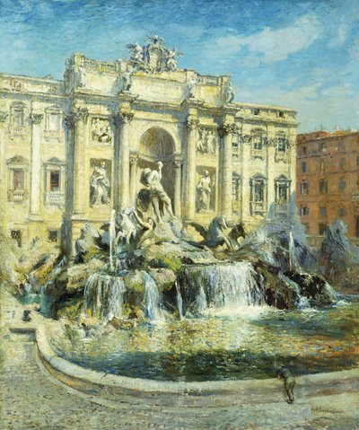 罗马特莱维喷泉（Trevi Fountain），罗马 作者 科林·坎贝尔·库珀