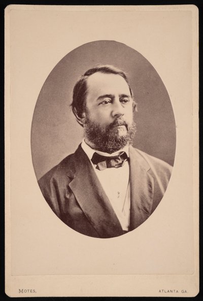 Lucius Jeremiah Gartrell的肖像，1821-1891年，1881年前。 作者 哥伦布华盛顿尘埃