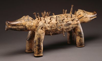 金刚动力狗造型（木头，指甲） 作者 刚果刚果