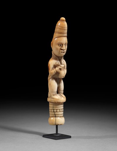 Flywhisk手柄，c.1850 作者 Congolese School