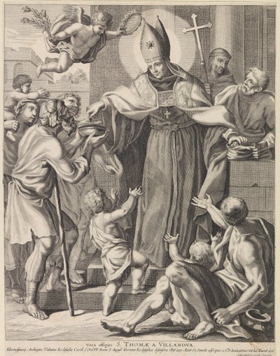 H.托马斯-范-比拉诺瓦
Vera effigies S. Thomae A Villanova（物体上的标题） 作者 康拉德·劳沃斯