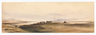 伯克利湾，福克兰群岛，约 1878 年（水彩画） 作者 康拉德·马滕斯（Conrad Martens）