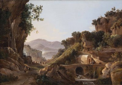 卡瓦·德·蒂雷尼（Cava de Tirreni），1857年。 作者 康萨尔沃·卡雷利（Consalvo Carelli）