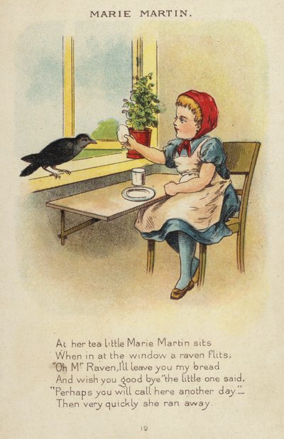 童谣：Marie Martin (chromolitho) 作者 康斯坦斯·哈斯伍德