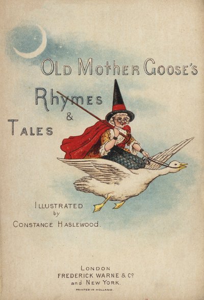 Title-page illustration for Old Mother Goose