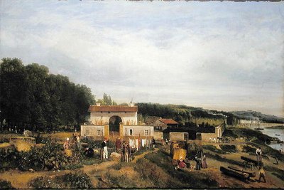 1834年塞弗尔村的入口 作者 永恒埃米尔特罗永
