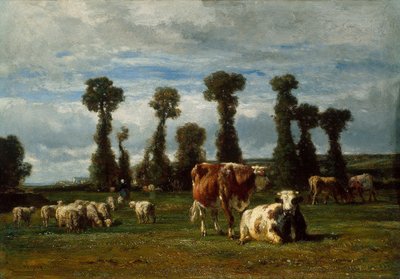 1852年，诺曼底牧场 作者 永恒埃米尔特罗永