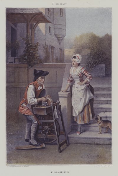 Le Remouleur（The Knife Grinder） 作者 常数约瑟夫·布罗查特
