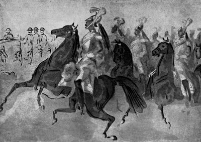 胸甲护卫队，19世纪，1930年。 作者 康斯坦丁人