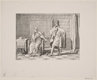 Svend Grundtvig 的插图，"Marsk Stig: Dansk Folkevise Fra 13de Aarhundrede"，1861 年 作者 Constantin Hansen