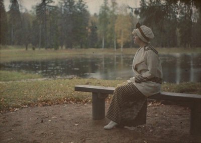 奥尔加-维克多罗夫娜-德米特里夫，1907年。 作者 康斯坦丁·米特罗法诺维奇·弗洛林斯基