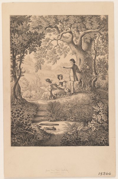 绘画课，1865年（正面375816） 作者 康斯坦丁·赫兹伯格