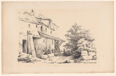 岩石景观中的房屋
风景（系列名称） 作者 希尔玛·约翰内斯·贝克尔