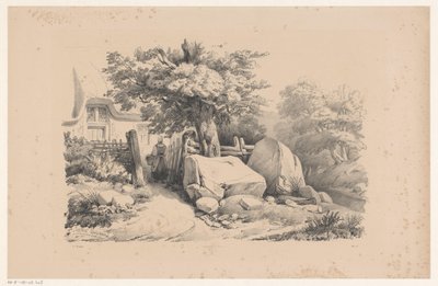 带住宅入口大门的景观
风景（系列标题） 作者 希尔玛·约翰内斯·贝克尔