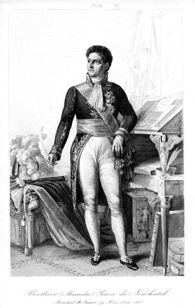 路易斯·亚历山大·伯锡尔（Louis Alexandre Berthier）1753-1815，法国元帅，1839年。 作者 康特瑙