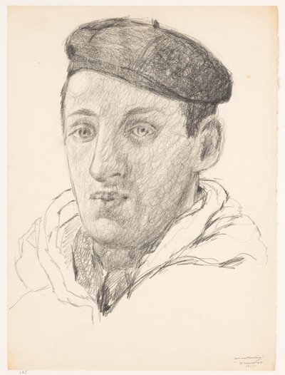 自画像：B-1-1，3 月 5 日
Cor van Teeseling 的自画像（系列名称） 作者 Cor van Teeseling