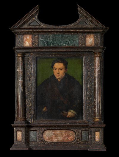 一个男人的肖像（面板油画） 作者 Corneille de la Haye（1500-75）
