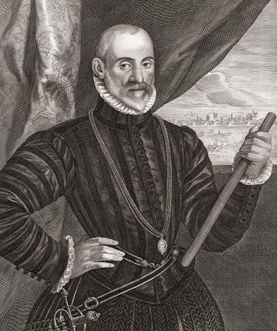 弗朗西斯科-德-瓦尔德斯。肖像。 作者 Cornelis（之后）Visscher