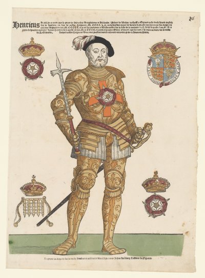 英国亨利八世肖像 作者 Hans Liefrinck (I) (可能)