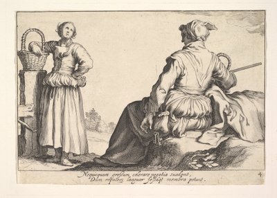 职业的乐趣。 作者 科尼利斯·布洛埃马特（Cornelis Bloemaert）