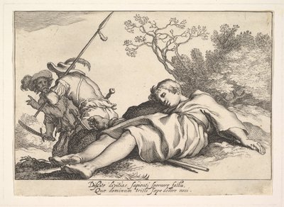 职业的乐趣。 作者 科尼利斯·布洛埃马特（Cornelis Bloemaert）