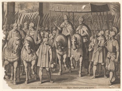 1530 年查理五世在博洛尼亚的帝国加冕礼
查理五世的胜利（系列标题） 作者 安东尼奥·坦佩斯塔