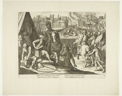 Verovering van Rome, 1527, nr. 2
卡雷尔五世的生活场景（系列标题）
La vie de l