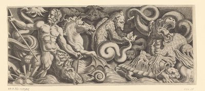 海神胜利图楣板，右侧板块 作者 安德里亚·曼特尼亚（Andrea Mantegna）