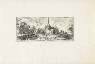 乡村教堂风景图
风景（系列名称） 作者 Cornelis Claesz van Wieringen (可能)