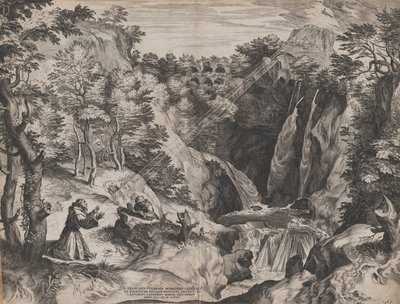 圣方济各接受圣痕，1567年。 作者 科尼利斯·科尔特（Cornelis Cort）