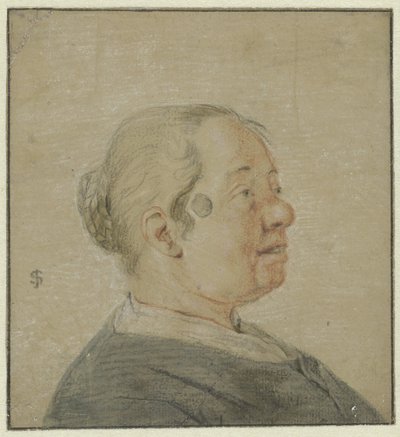 女性半身像，右侧剖面 作者 科内利斯·杜萨特（可能）