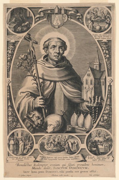 圣多米尼克 作者 Cornelis Galle I
