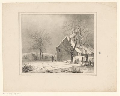 雪景中的房屋 作者 科内利斯·格里特·维伯格