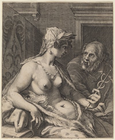 诗歌 作者 Cornelis Jacobsz Drebbel，根据 Hendrik Goltzius