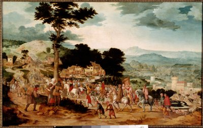 科内利斯-马西斯（1508-1580）的《髑髅之路》画作 16世纪 布拉格，国家美术馆 作者 Cornelis Massys