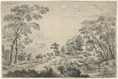 有骡夫的风景 作者 弗兰斯·范登·维恩加德