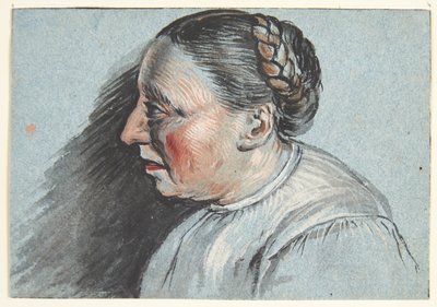 农民的妻子半身像 作者 Cornelis Pietersz Bega