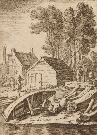 船厂，1761年，1765年出版。 作者 科内利斯·普洛斯·范·阿姆斯特尔