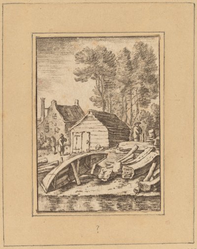 船厂，1761年，1765年出版。 作者 科内利斯·普洛斯·范·阿姆斯特尔