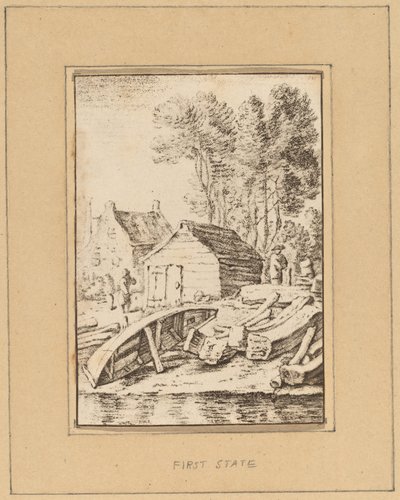 船厂 作者 在 Herman Saftleven 之后的 Cornelis Ploos van Amstel