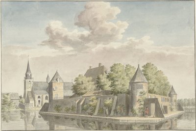 Hof van Putten 和 Geervliet 教堂 作者 科内利斯·普朗克（可能）