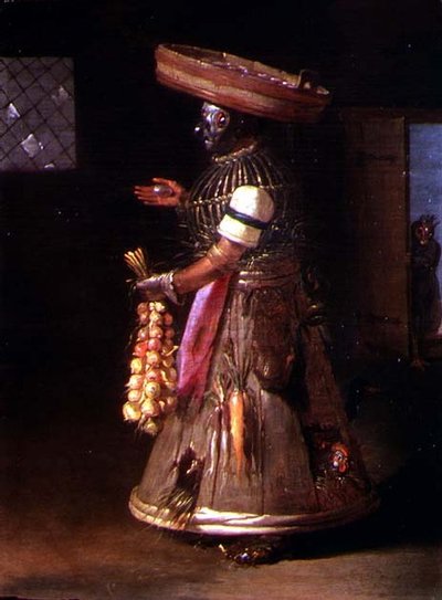 女人的变形图（一对中的一个） 作者 科尼利斯·萨夫特文