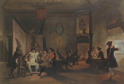 内政部与军官 作者 Cornelis Troost